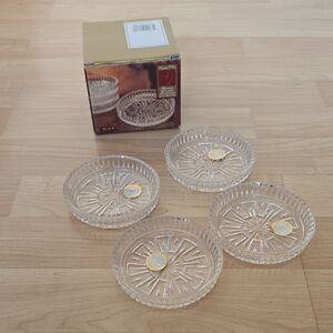 ROYAL HIGHLIGHTS CRYSTAL CLEAR COASTERS Set of four (4)